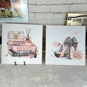 Fashion decor Two Canvases